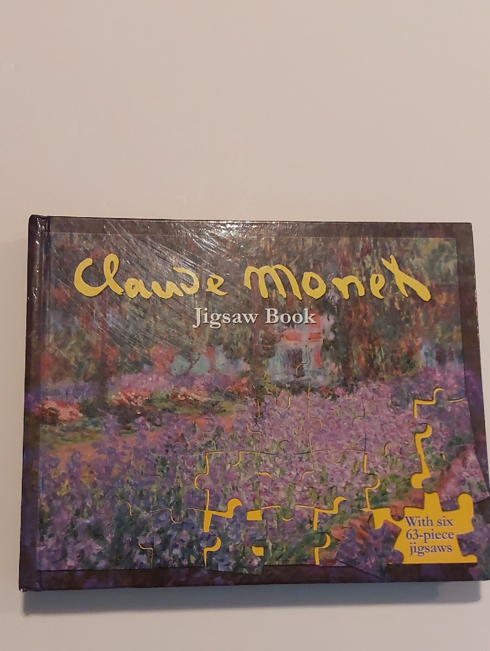 Claude Monet Jigsaw Book - Purple Floral Puzzle Set